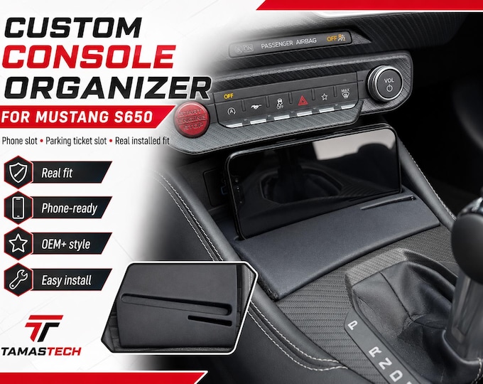 TamasTech phone and parking-ticket organizer for the Mustang S650